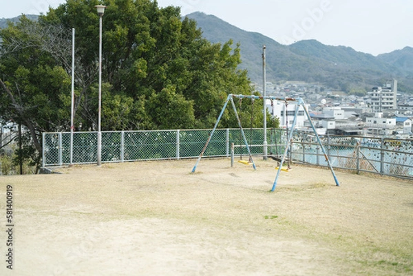 Fototapeta 公園のブランコ