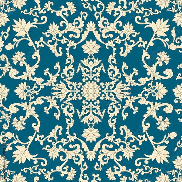 Obraz Seamless pattern oriental 08