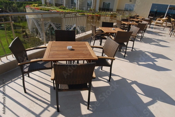 Fototapeta Cafe Table