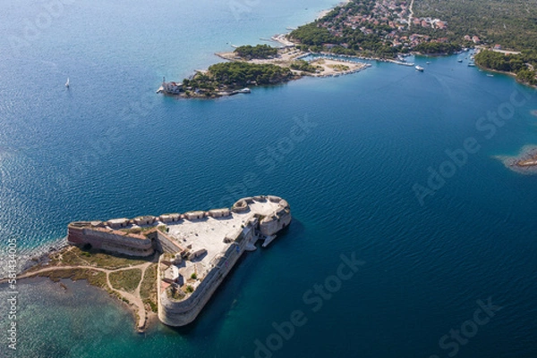Obraz aerial view of the Croatia