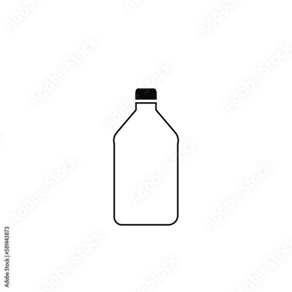 Obraz Single bottle icon symbol vector design