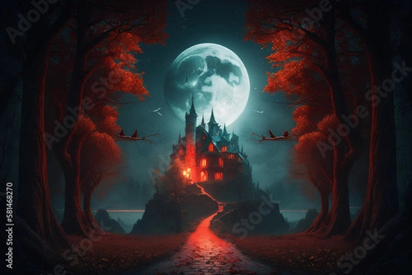 Obraz halloween scene