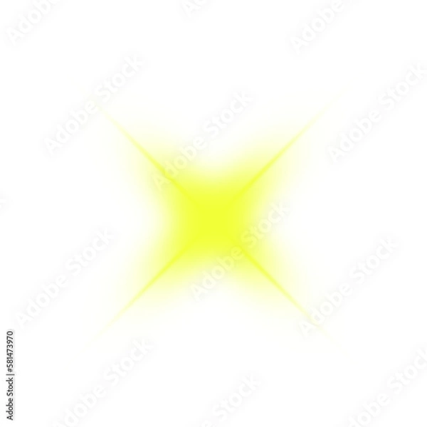 Obraz star and spakle shape.