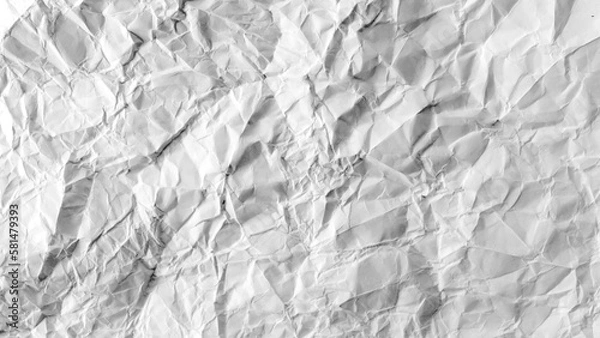 Obraz Zerknittertes weißes Papier