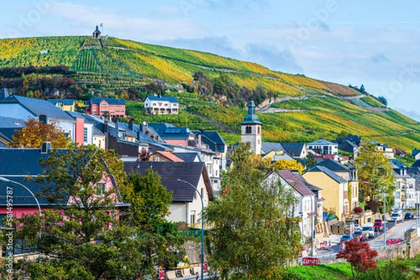 Fototapeta Panorama Wormeldange (Wormeldingen)