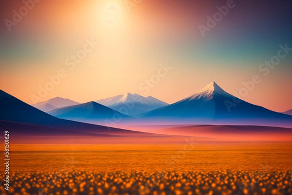 Obraz concept art illustrtion. Generative ai.