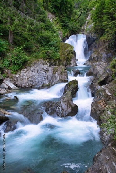 Obraz waterfall in the mountains