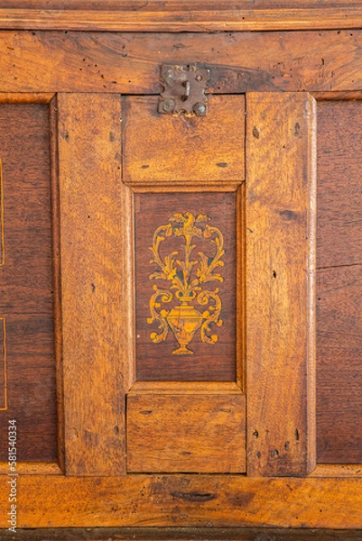 Obraz Baul de madera antiguo