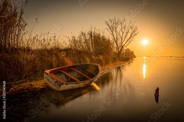 Obraz amanecer en la costa