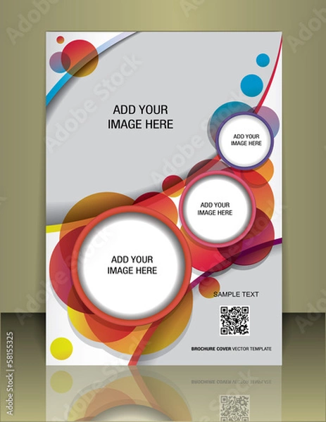 Obraz Vector brochure cover template
