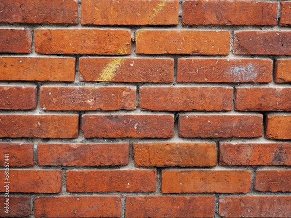 Obraz Ściana z czerwonej cegły