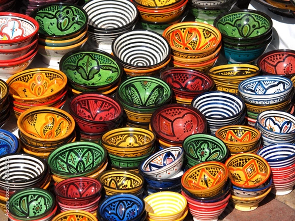 Fototapeta gliniane garnki