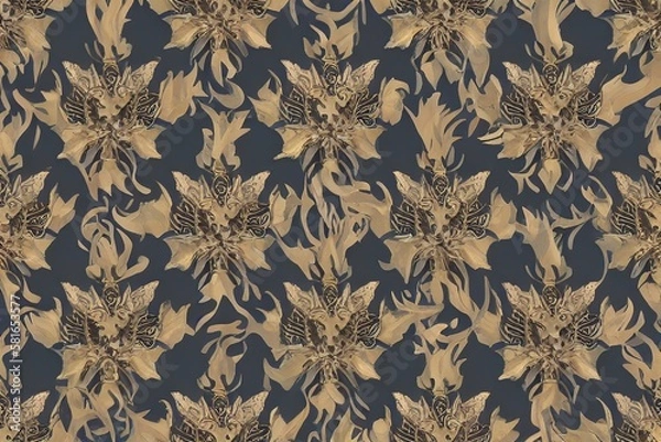 Fototapeta Abstract Flower Pattern Background