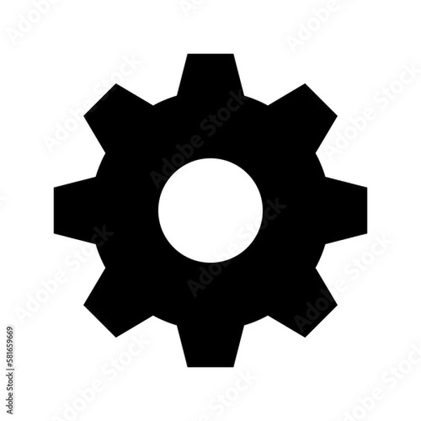 Obraz setting icon or logo isolated sign symbol vector illustration - high quality black style vector icons
