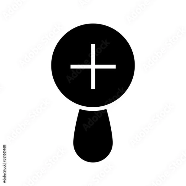 Obraz zoom in icon or logo isolated sign symbol vector illustration - high quality black style vector icons
