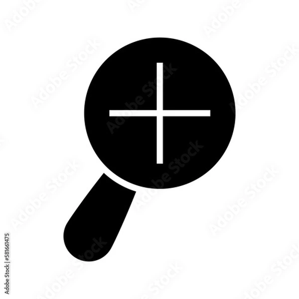 Obraz zoom in icon or logo isolated sign symbol vector illustration - high quality black style vector icons
