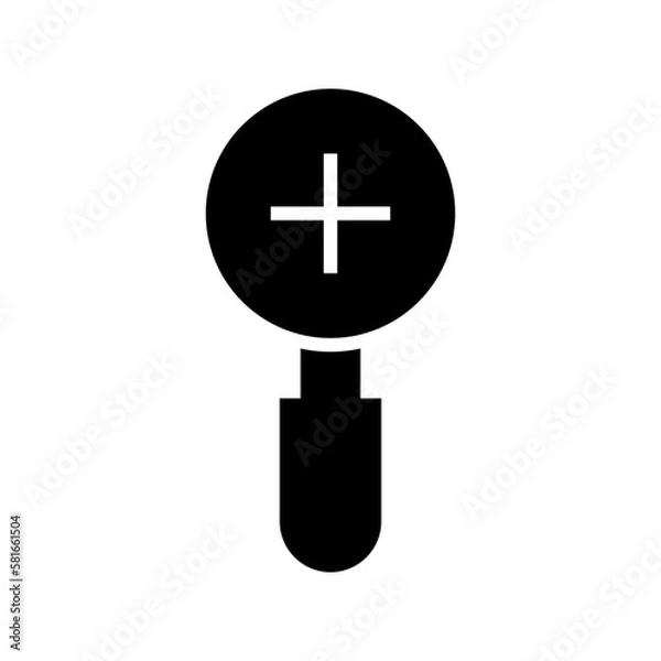 Obraz zoom in icon or logo isolated sign symbol vector illustration - high quality black style vector icons
