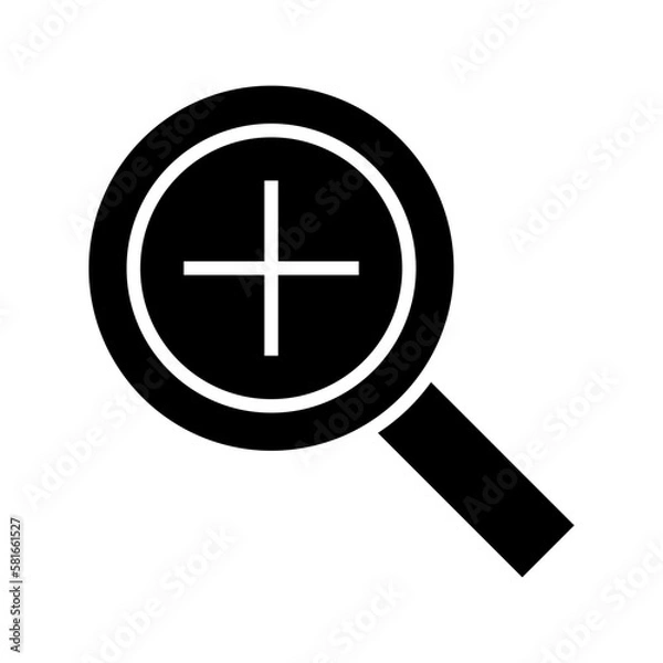 Obraz zoom in icon or logo isolated sign symbol vector illustration - high quality black style vector icons
