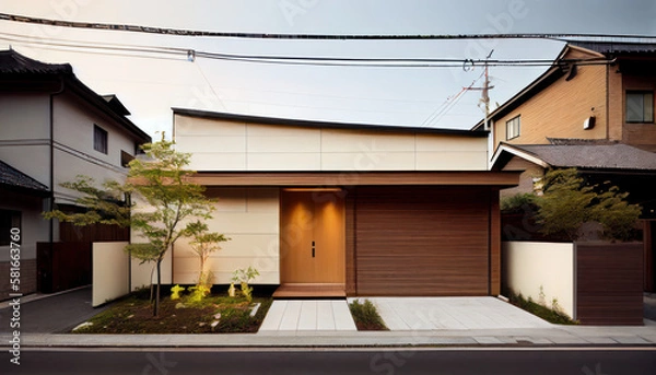 Obraz Modern Japanese House (Tokyo)