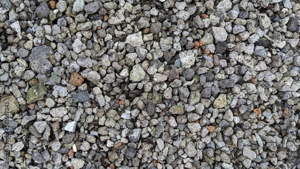 Fototapeta Pebbles stone texture seamless gravel texture
