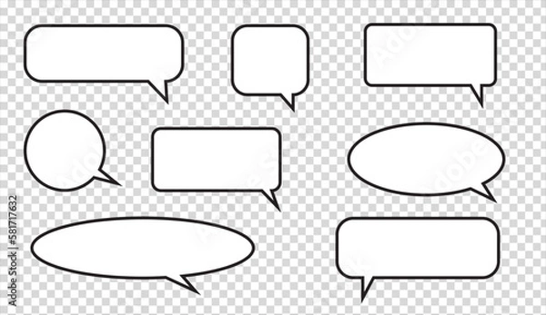 Fototapeta Illustration of spaces for text input.