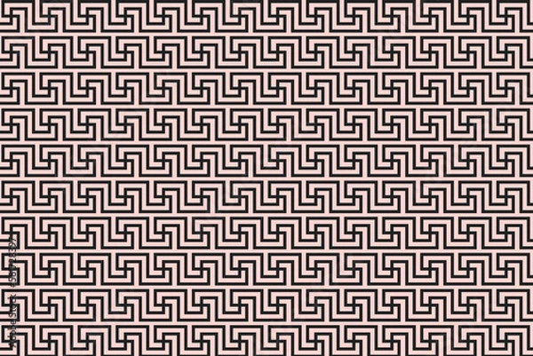 Obraz Greek key Versace pattern design with geometric shapes background 