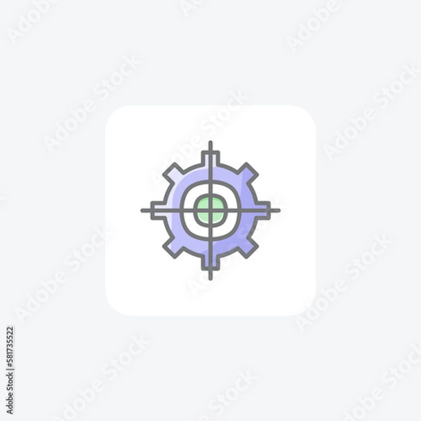 Fototapeta Hand tool, repair fully editable vector fill icon

