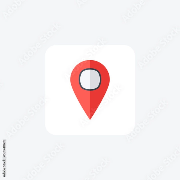 Fototapeta Gps ,map icon fully editable vector icon

