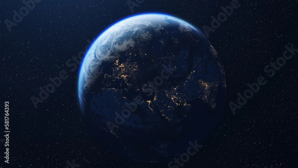 Obraz Planet earth seen from space