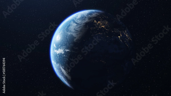 Obraz Planet earth seen from space