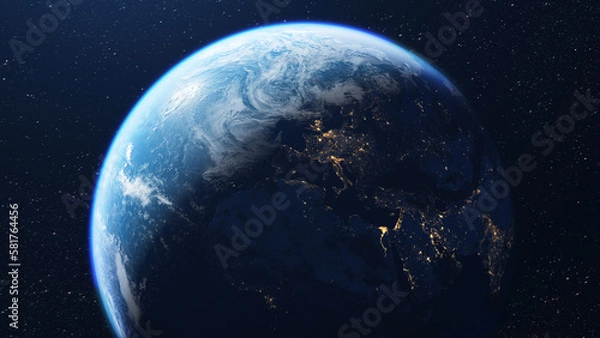 Obraz Europe and planet earth seen from outer space