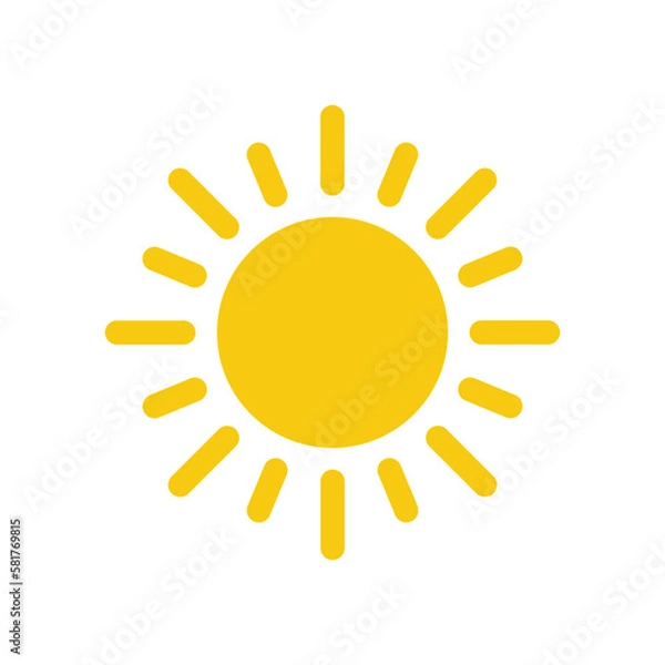Obraz Sun icons vector symbol