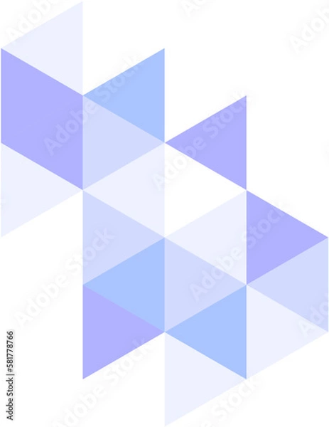 Fototapeta Decorative Triangles Pattern