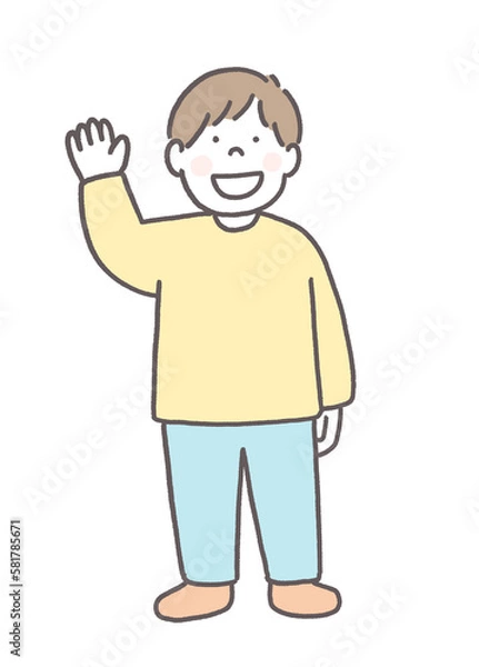 Obraz 笑顔の男の子