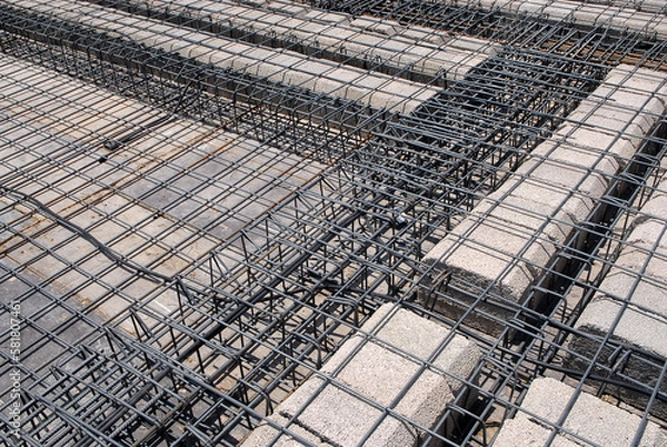 Fototapeta construction iron