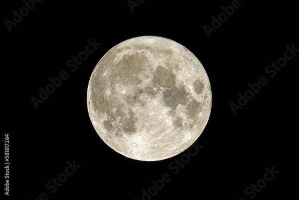 Fototapeta １０月の大きな満月