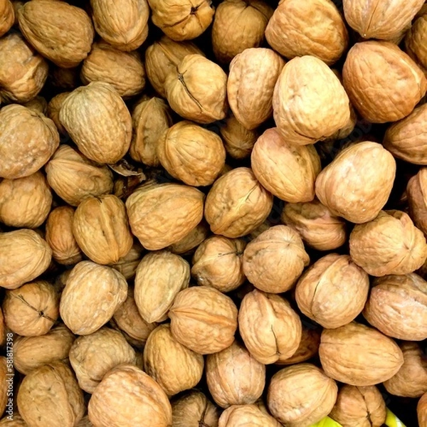 Obraz background of walnuts