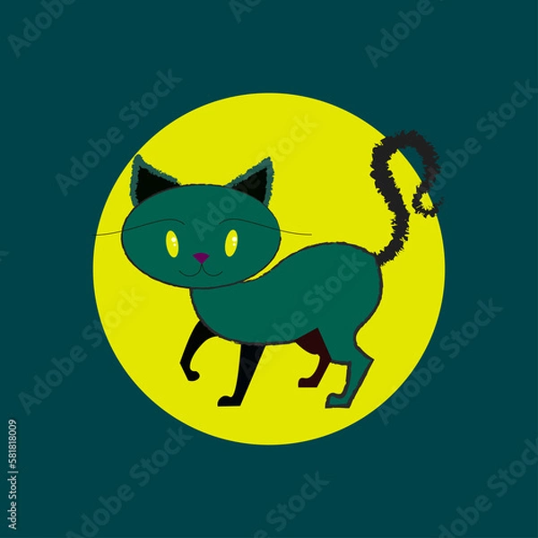 Obraz Green cat