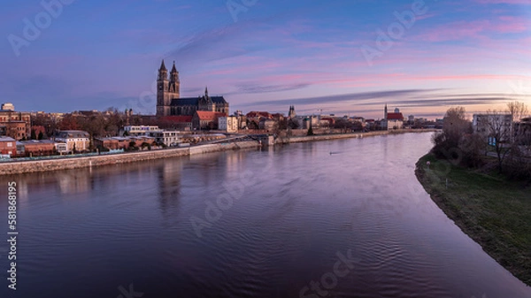 Obraz Panorama Magdebruga 