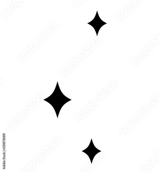 Fototapeta star flat vector art 