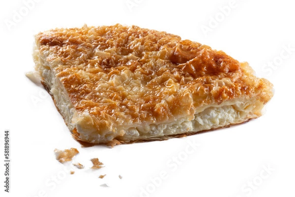 Obraz pite with cheese, burek sa sirom, isolated, png file