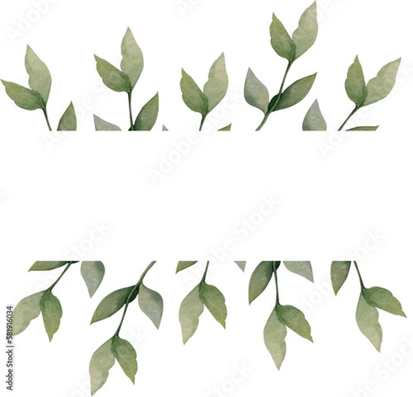 Obraz green leaves background