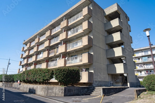 Obraz どこにでもある県営住宅・集合住宅
