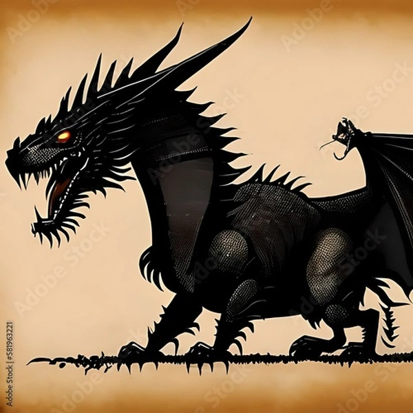 Obraz Nidhogg, Generative AI