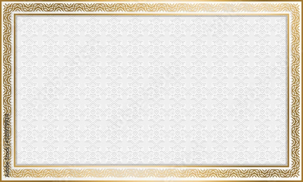 Obraz Islamic frame background