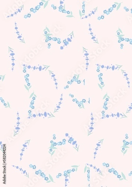 Fototapeta flower minimal background, pink pastel cute 