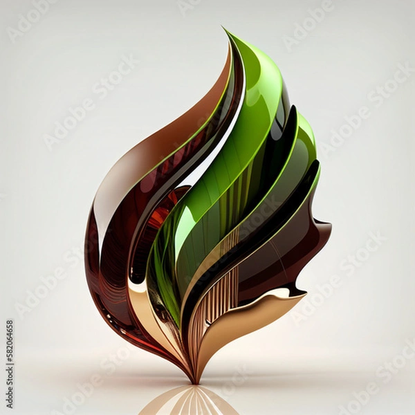 Obraz Blatt 3D Logo