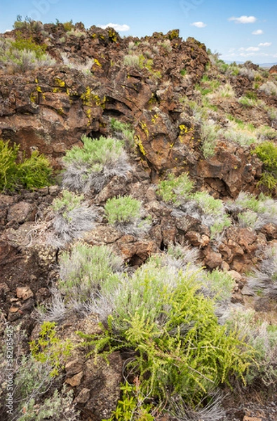 Fototapeta Boulder Formations at Lava Beds National Monument