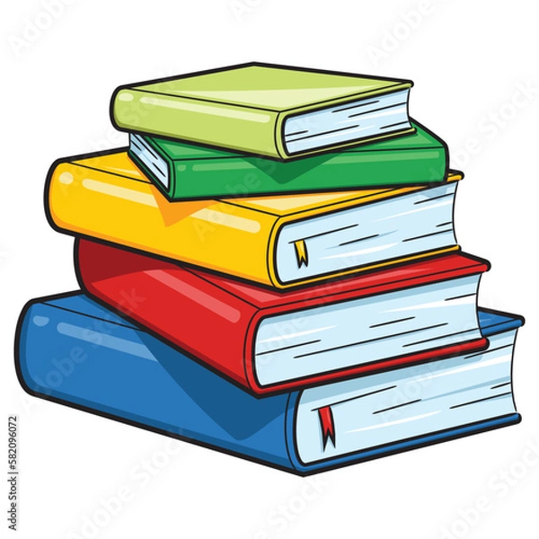 Obraz Stack of books