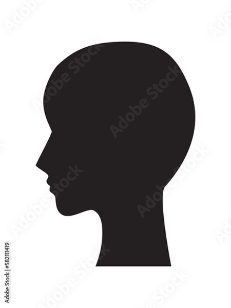 Obraz 横顔シルエット